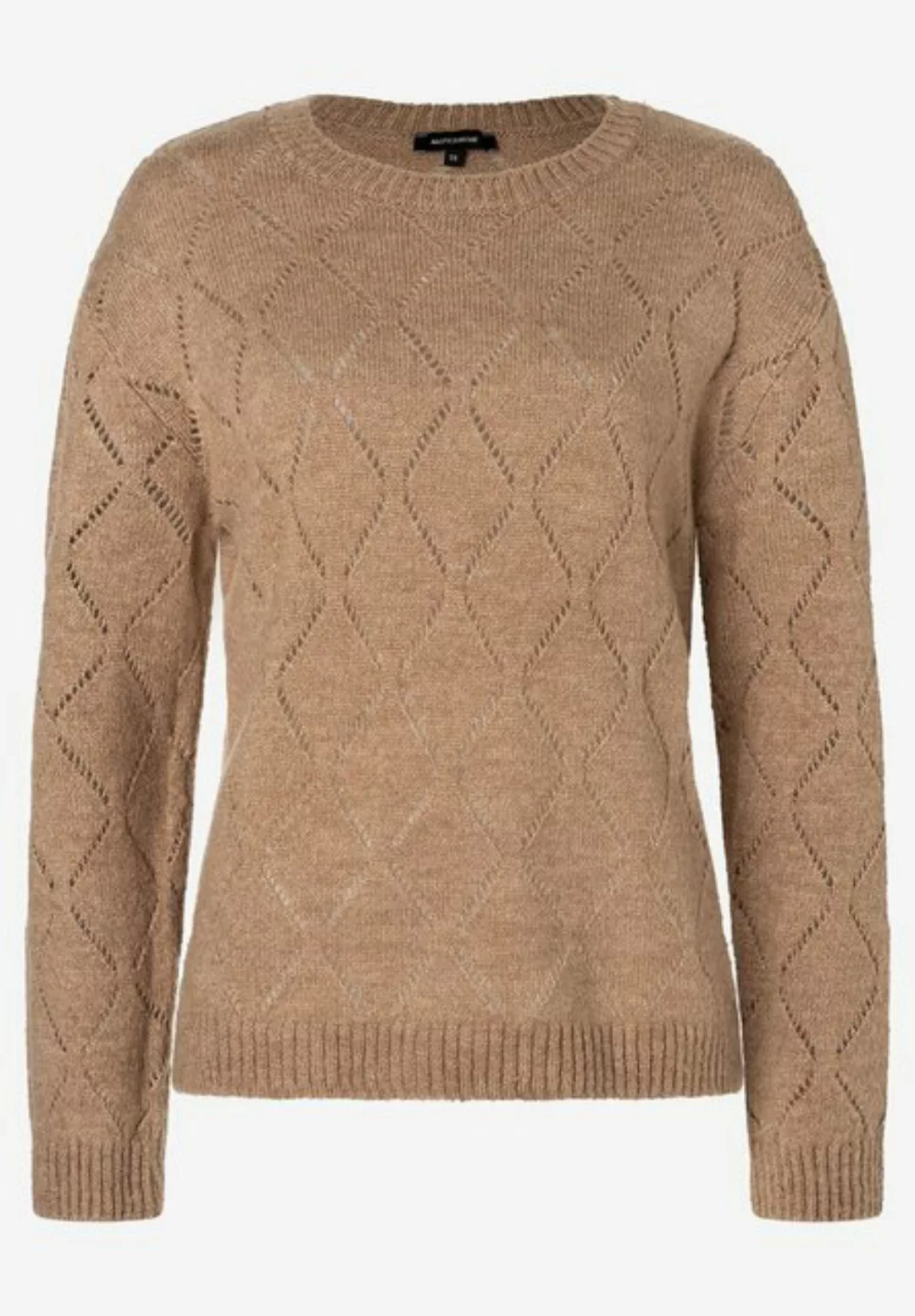 Ajour-Pullover, beige macchiato, Herbst-Kollektion günstig online kaufen