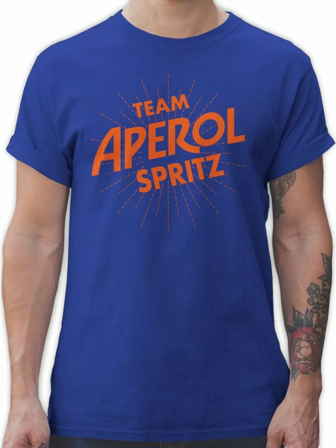 Shirtracer T-Shirt Team Aperol Spritz JGA Mädelsabend Spritztour Aperol Ges günstig online kaufen