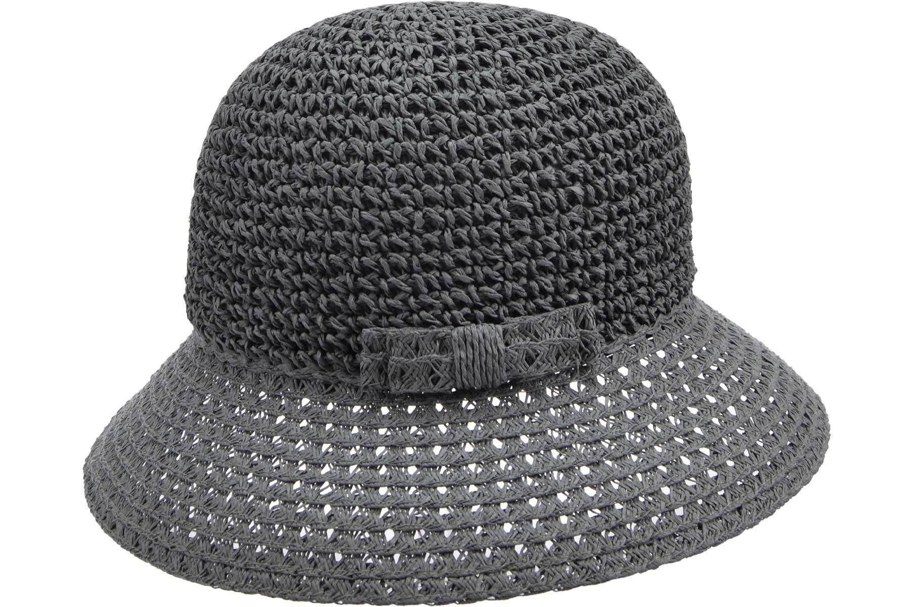 Seeberger Sonnenhut Papierstroh Glocke mit Schleife günstig online kaufen