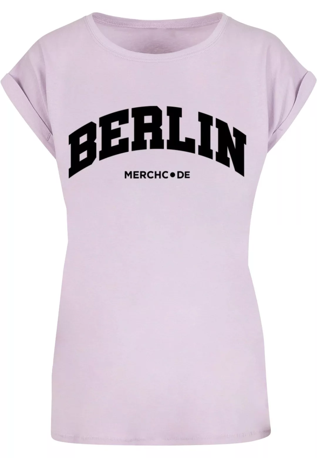 Merchcode T-Shirt "Merchcode Damen Ladies Berlin Wording - T-Shirt" günstig online kaufen