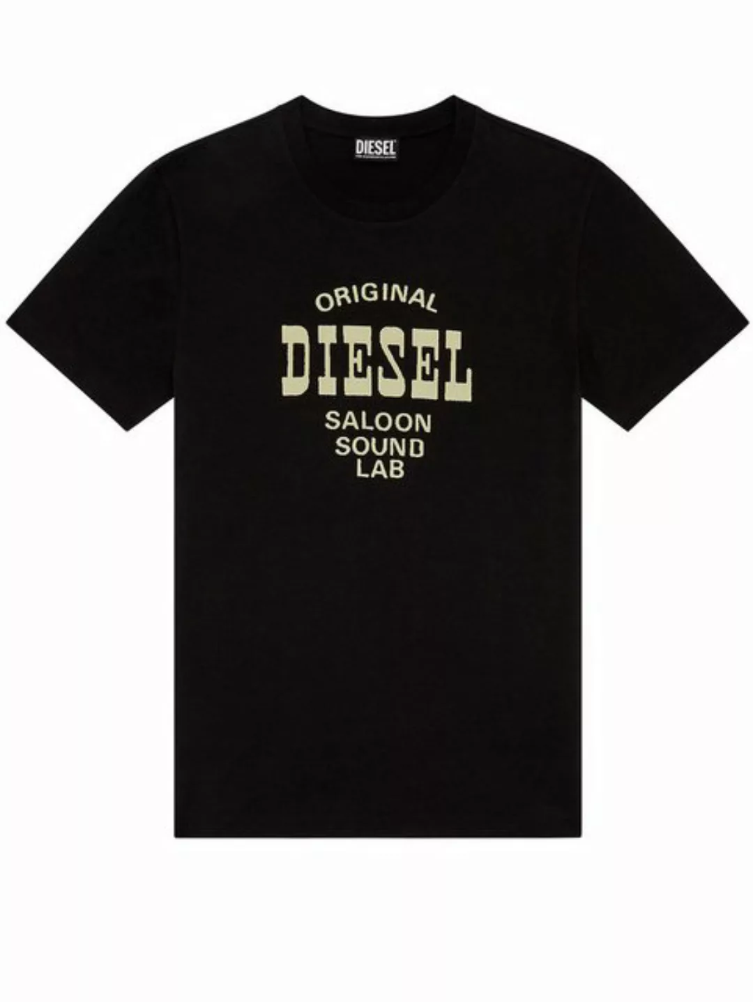 Diesel Rundhalsshirt Slim Fit - Schwarz - T-DIEGOR-E12 9XX günstig online kaufen