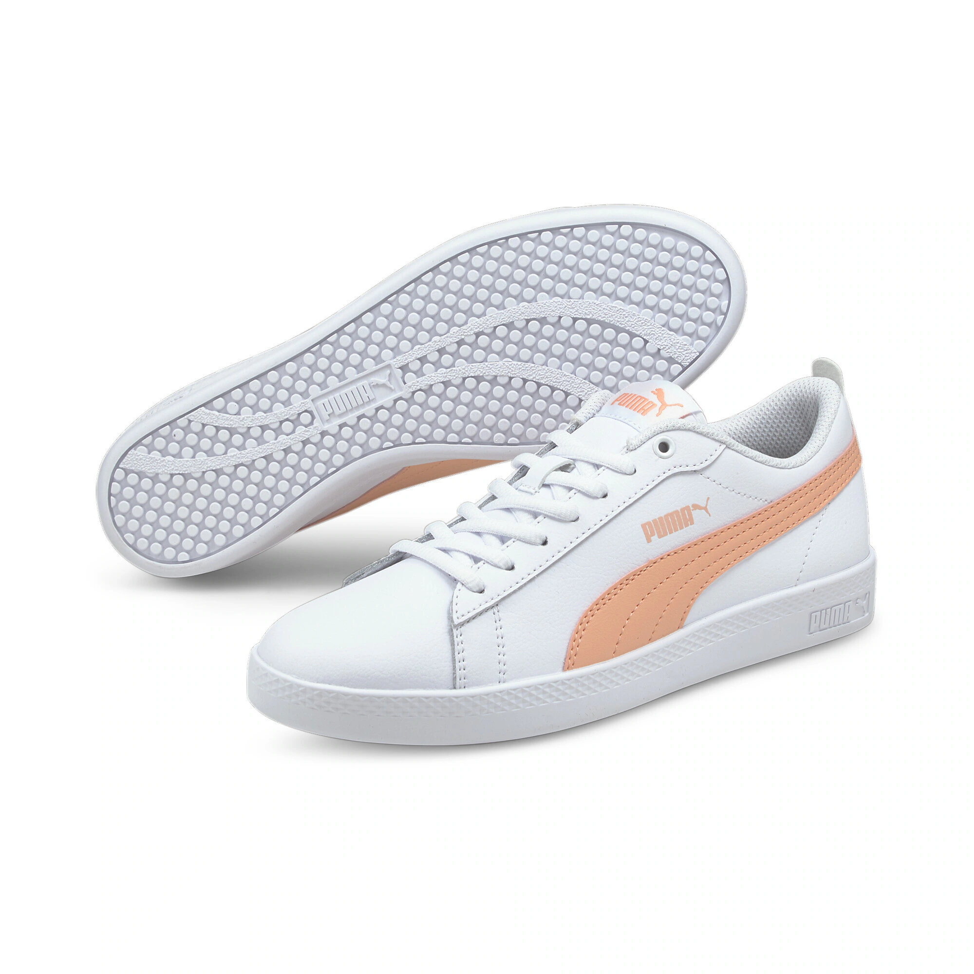 PUMA Sneaker "Smash v2 Leder-Sneakers Damen" günstig online kaufen