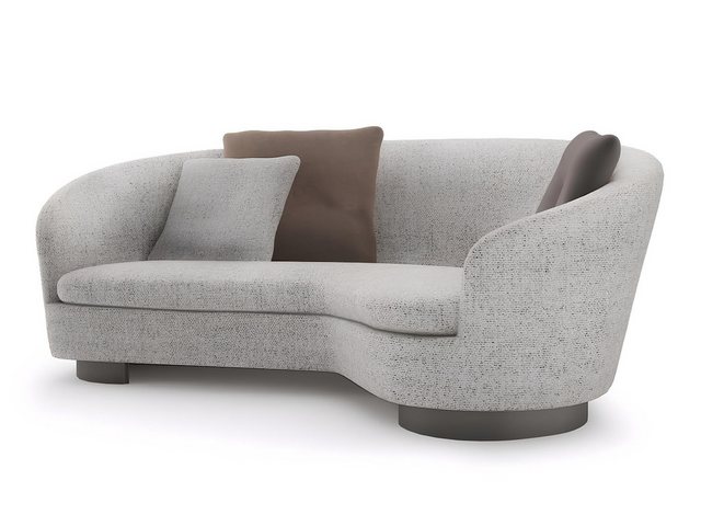 Xlmoebel Sofa Moderne graue 3-Sitzer Polstercouch im Design-Stil für das Wo günstig online kaufen