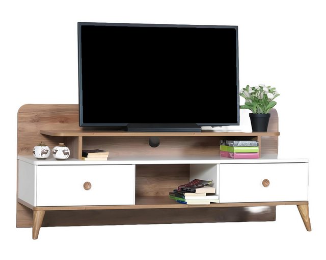 JVmoebel TV-Schrank Möbel TV Ständer Wohnzimmer Einrichtung Braun Design Ei günstig online kaufen