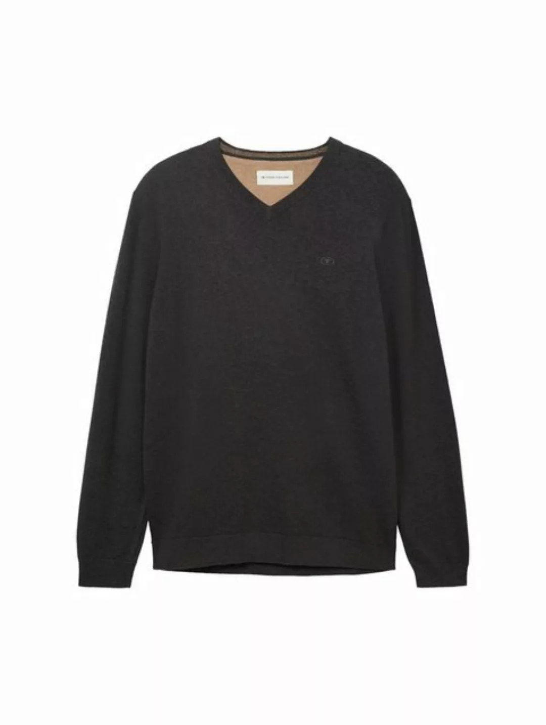 TOM TAILOR Sweatshirt Basic V-Neck Knit (1-tlg) günstig online kaufen