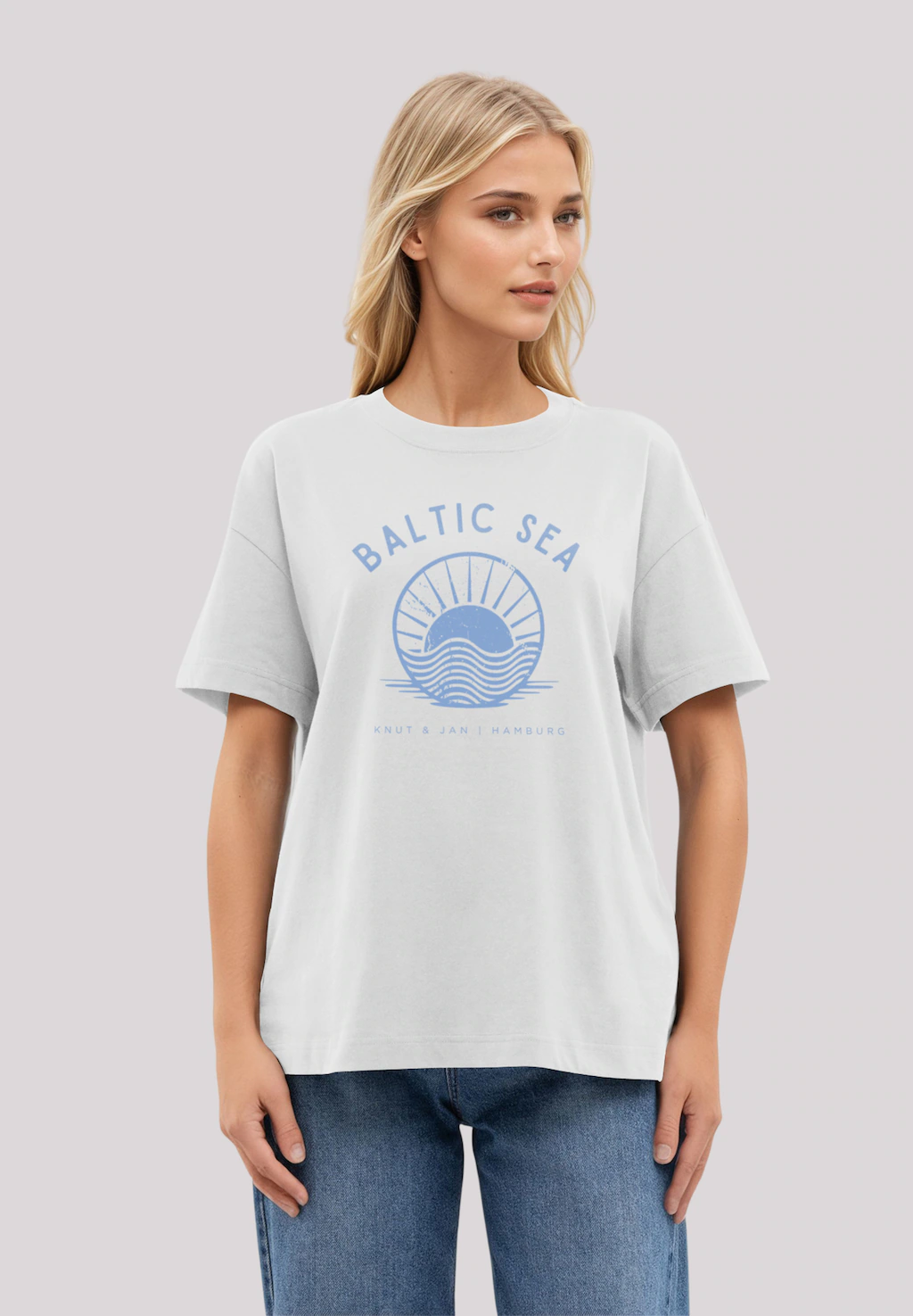 F4NT4STIC T-Shirt "Baltic Sea Knut und Jan", Osteee Kollektion, Urlaub, Aho günstig online kaufen