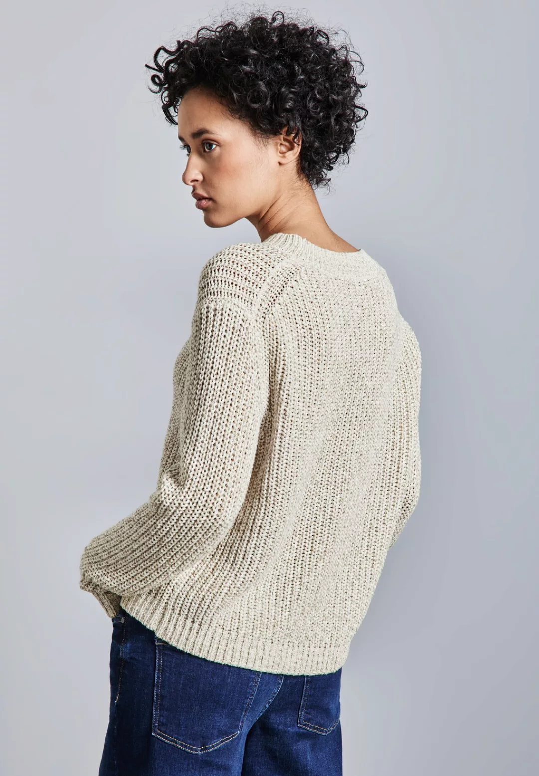 STREET ONE Strickpullover, im soften Baumwoll-Mix günstig online kaufen