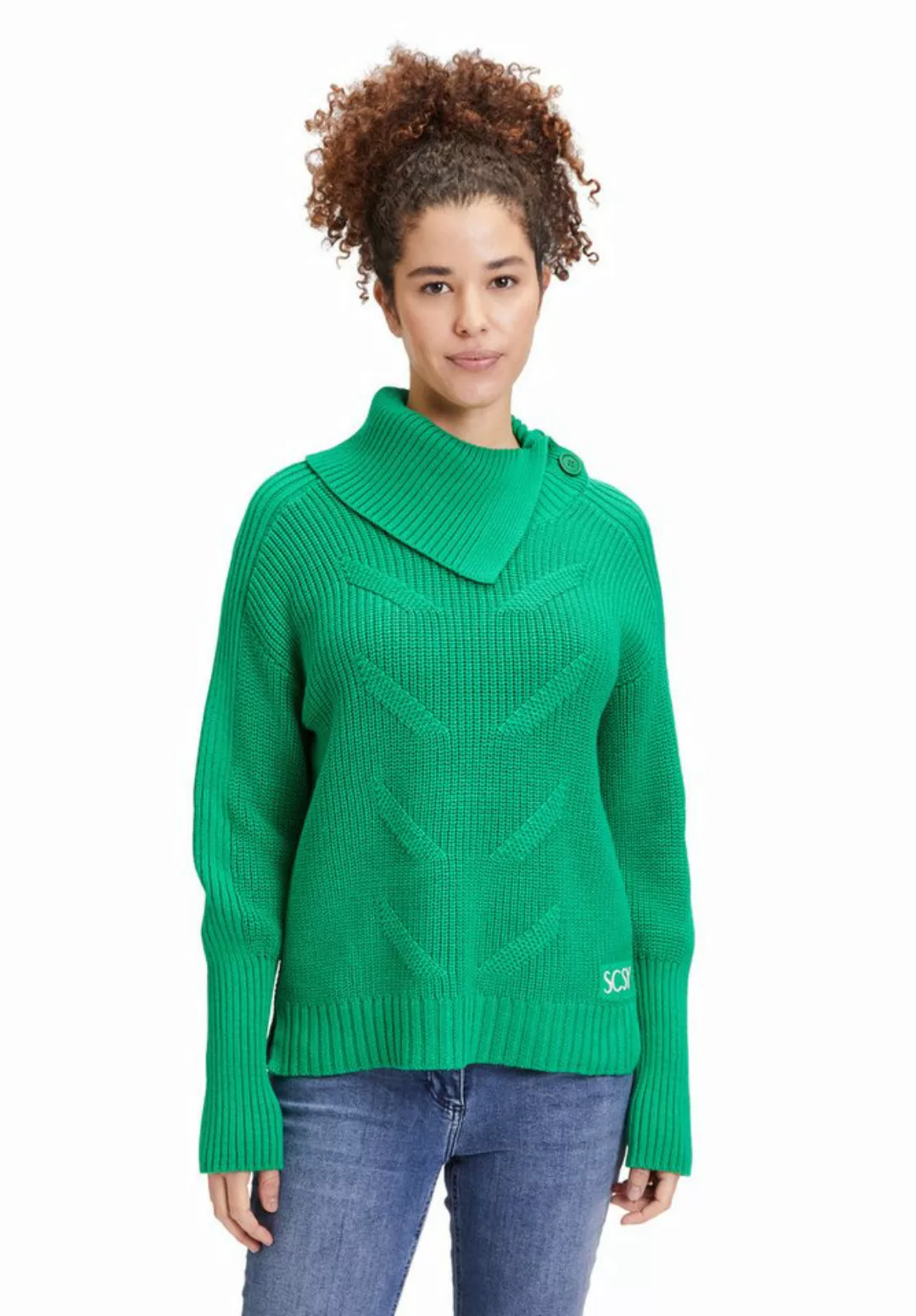 Betty Barclay Strickpullover Betty Barclay Grobstrick-Pullover mit hohem Kr günstig online kaufen