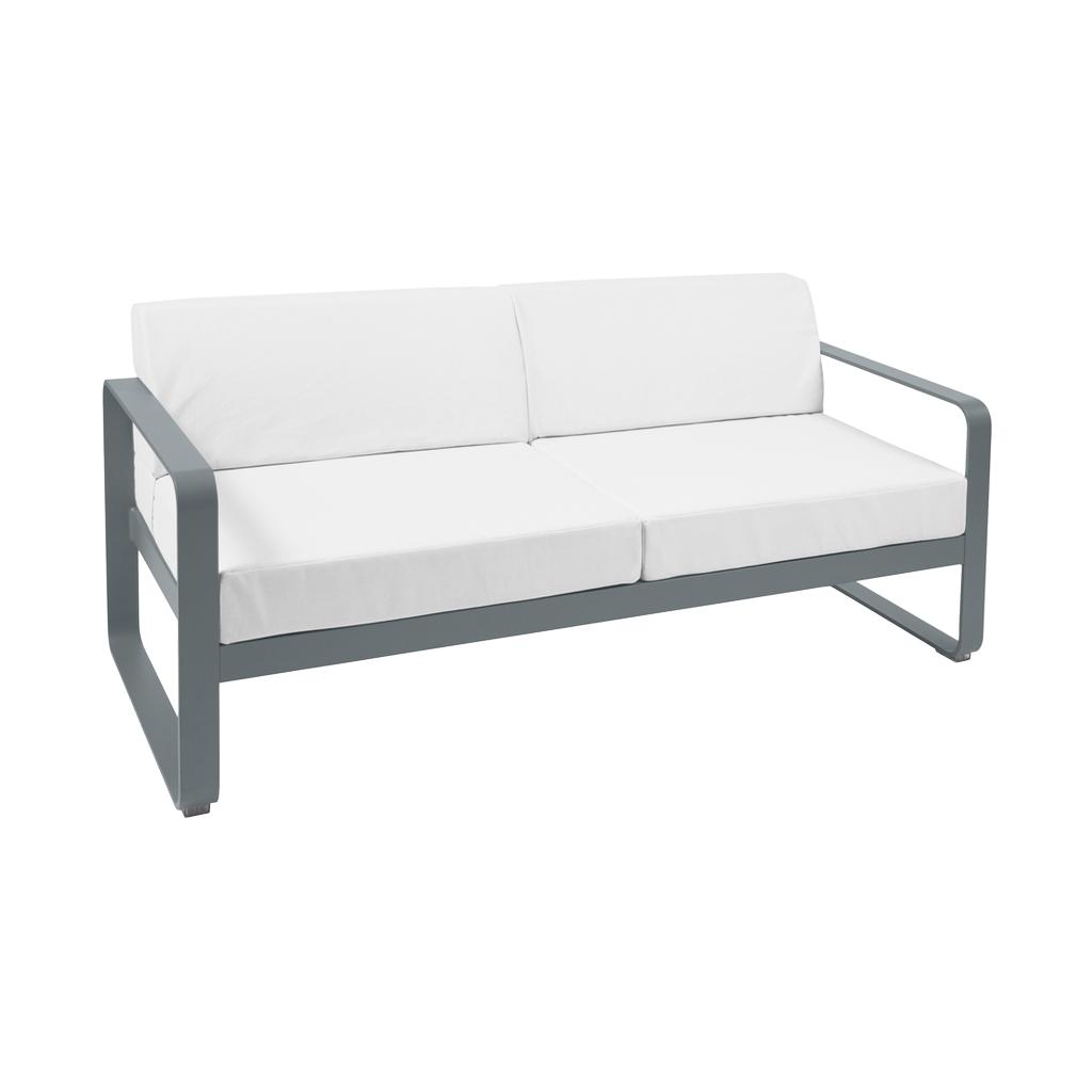 Bellevie Lounge-Sofa 2-Sitzer 26 Gewittergrau 81 Grauweiß günstig online kaufen