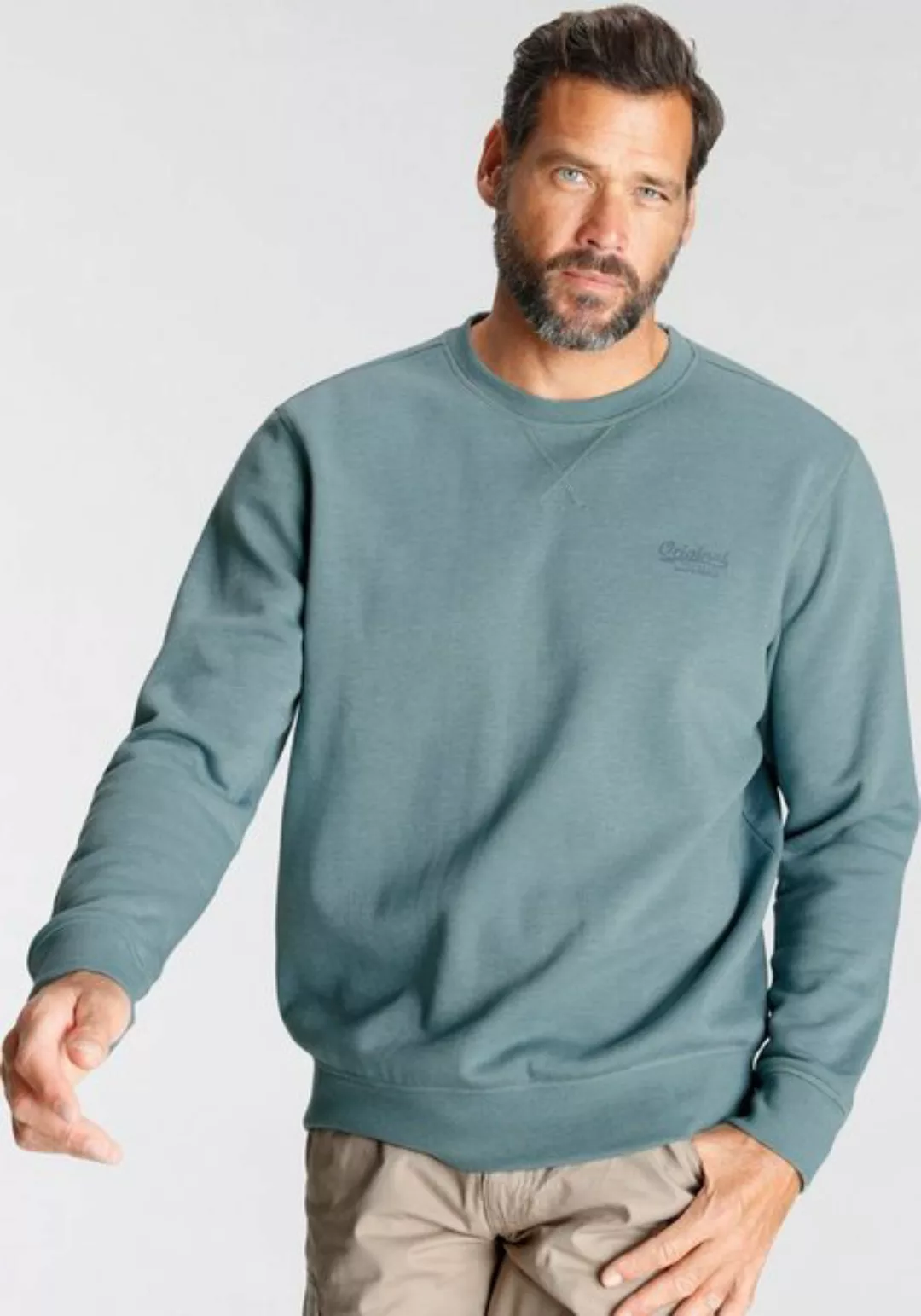 Man's World Sweatshirt aus Baumwollmischung günstig online kaufen