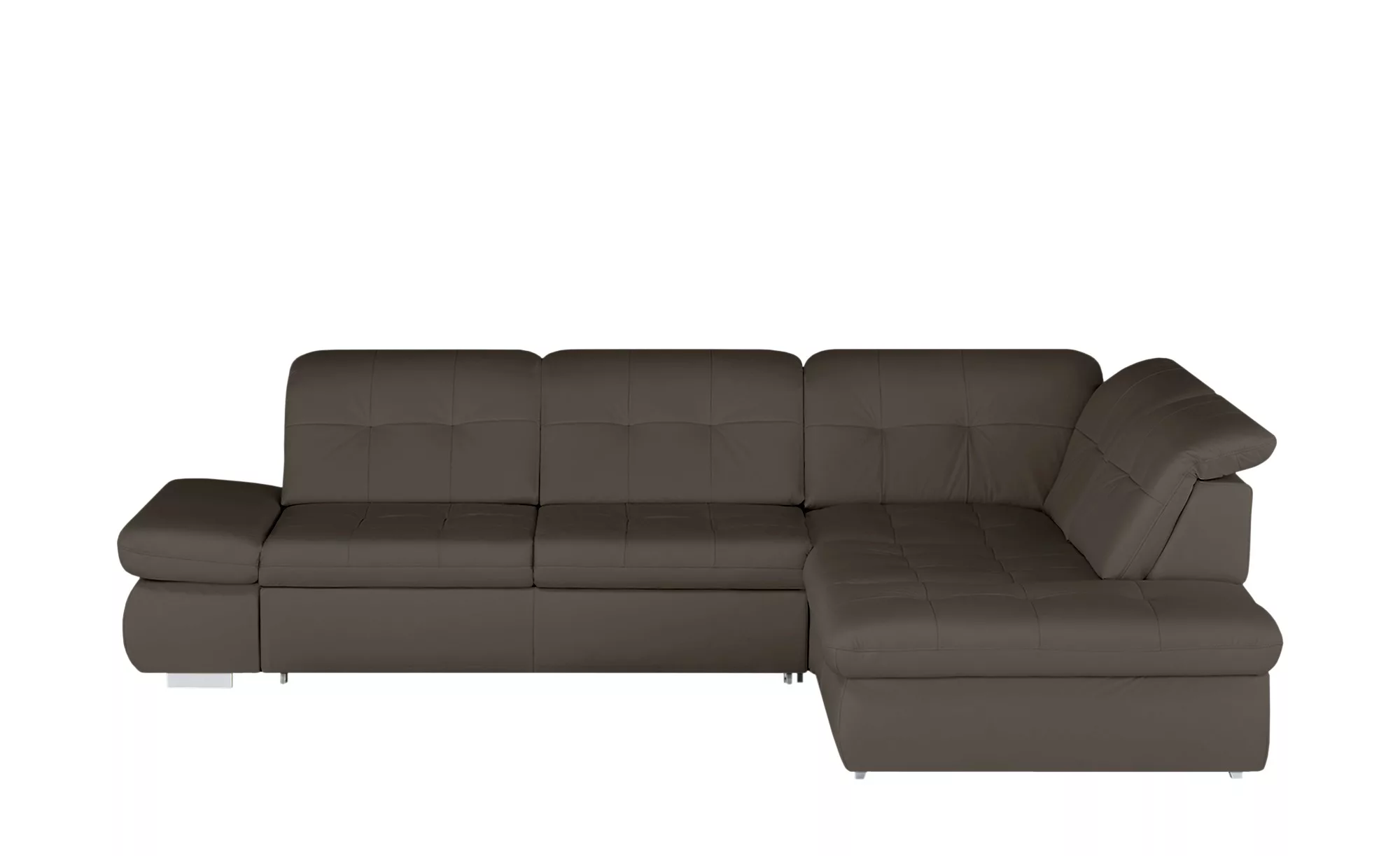 meinSofa Ecksofa Leder  Spencer - braun - Polstermöbel > Sofas > Ecksofas - günstig online kaufen