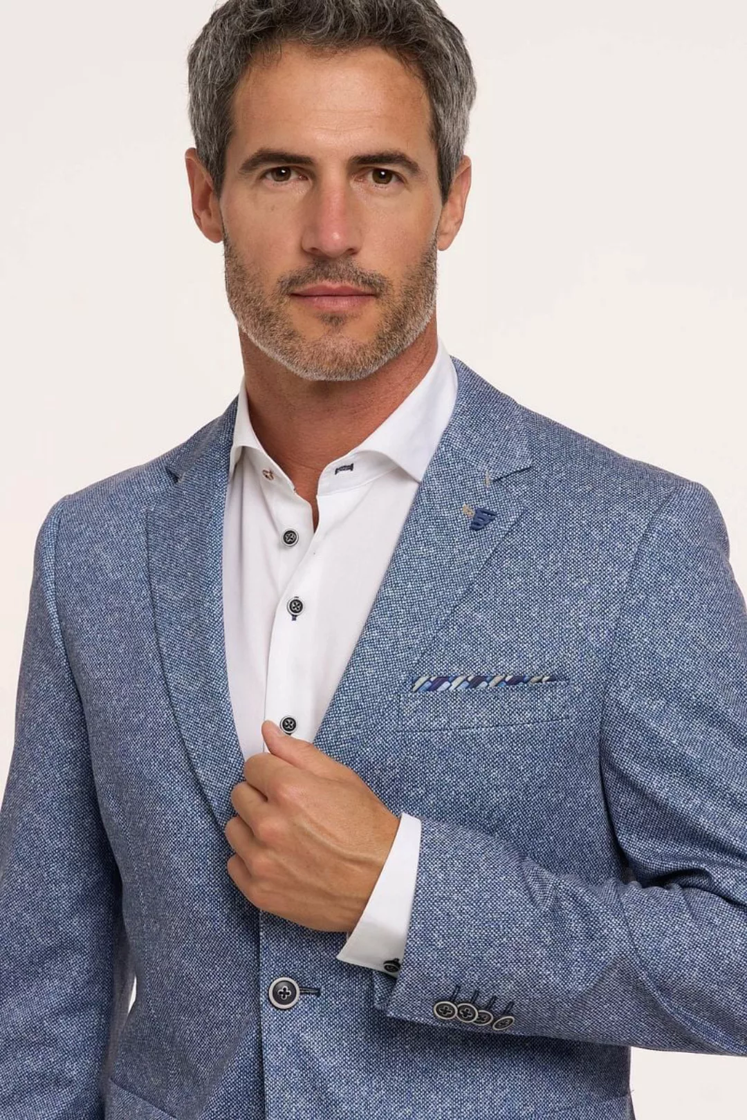 R2 Jersey Blazer Blau - Größe 48 günstig online kaufen