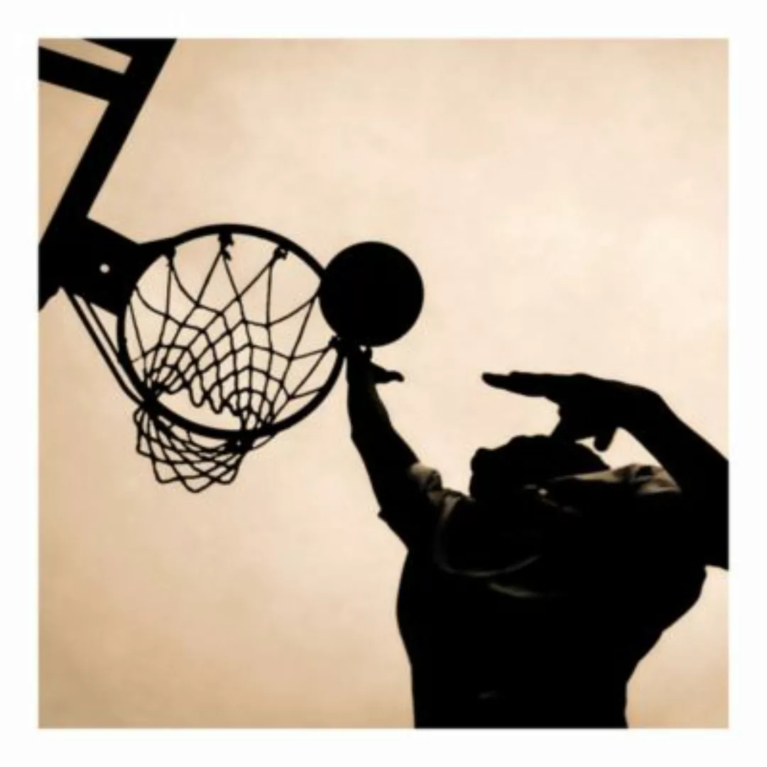 Bilderwelten Fototapete Basketball creme Gr. 288 x 288 günstig online kaufen