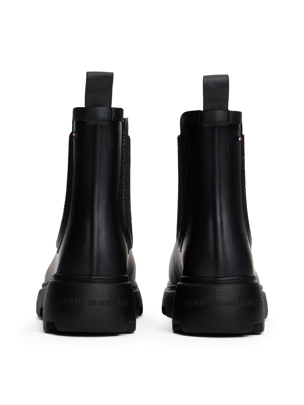 Tommy Hilfiger Chelseaboots "FLAG ANKLE RAINBOOT WARM LINING", Blockabsatz, günstig online kaufen