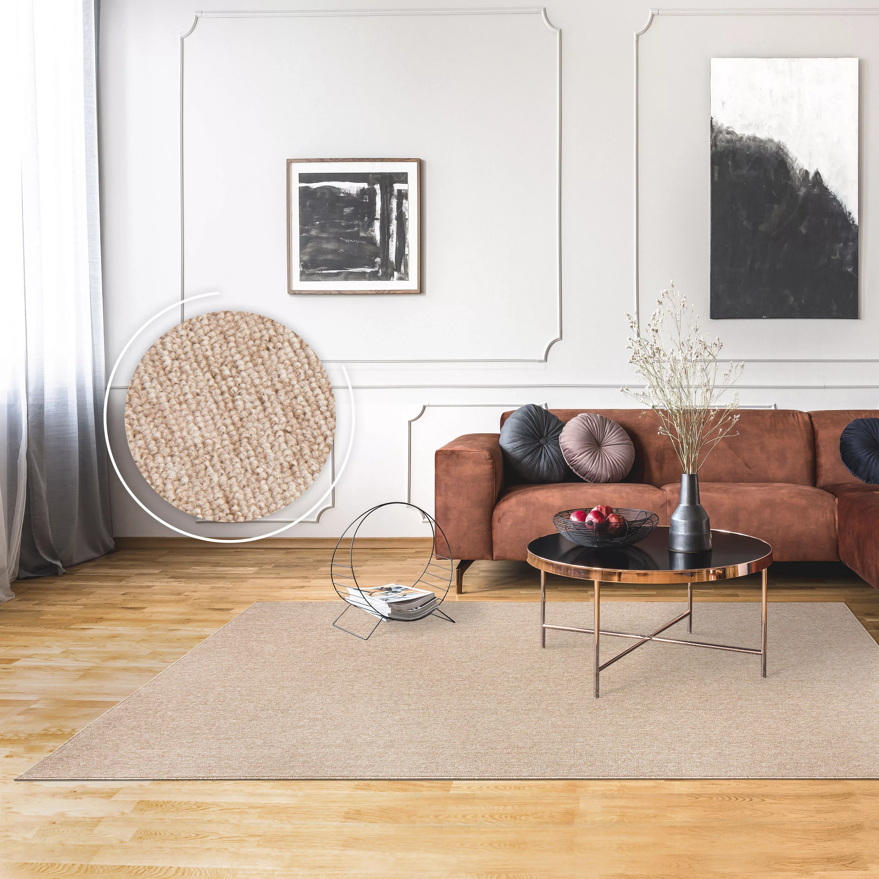 Paco Home Teppich »Barcelona 610«, rechteckig, Kurzflor, meliert, strapazie günstig online kaufen