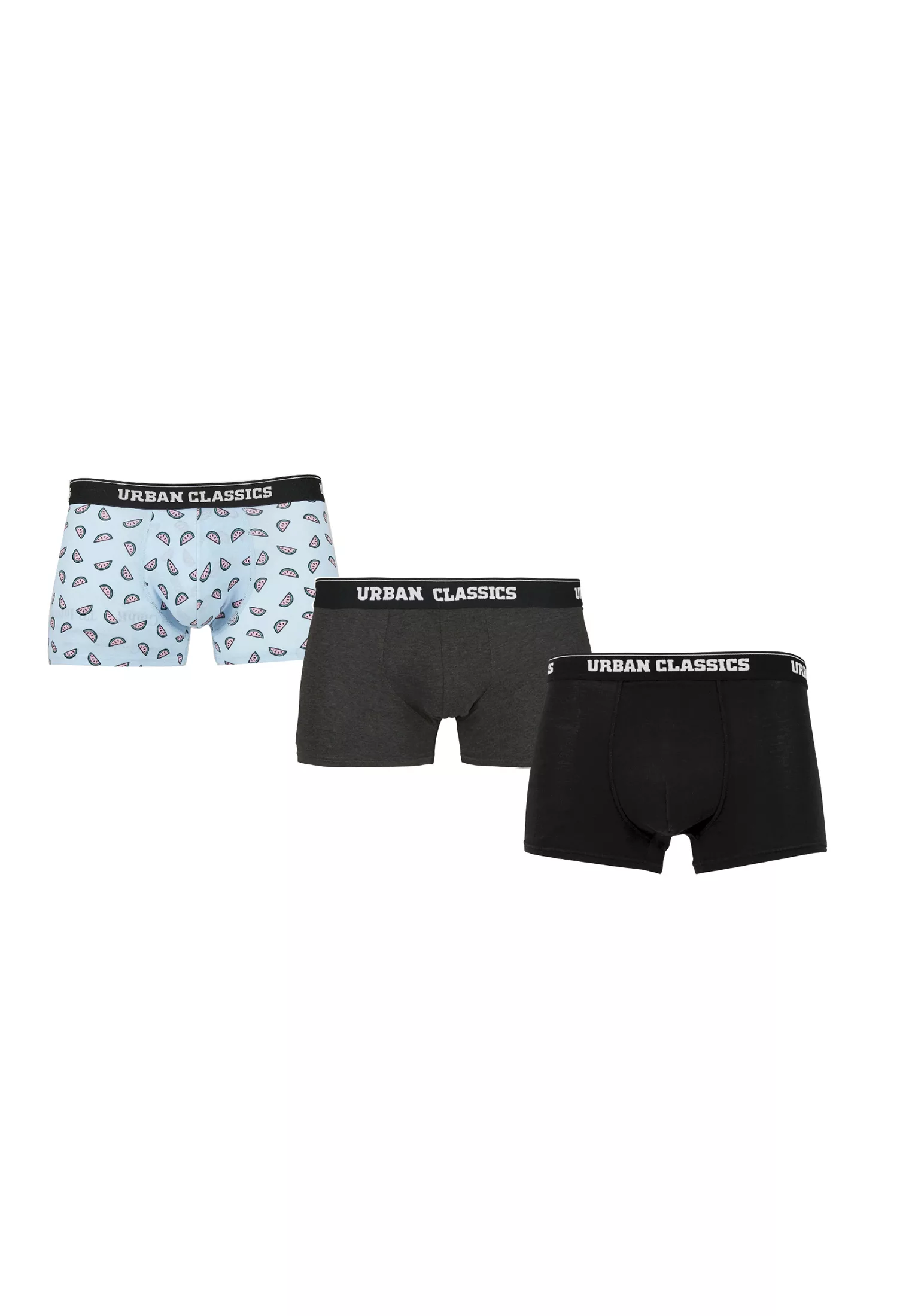 URBAN CLASSICS Boxershorts "Urban Classics Herren Boxer Shorts 3-Pack", (1 günstig online kaufen