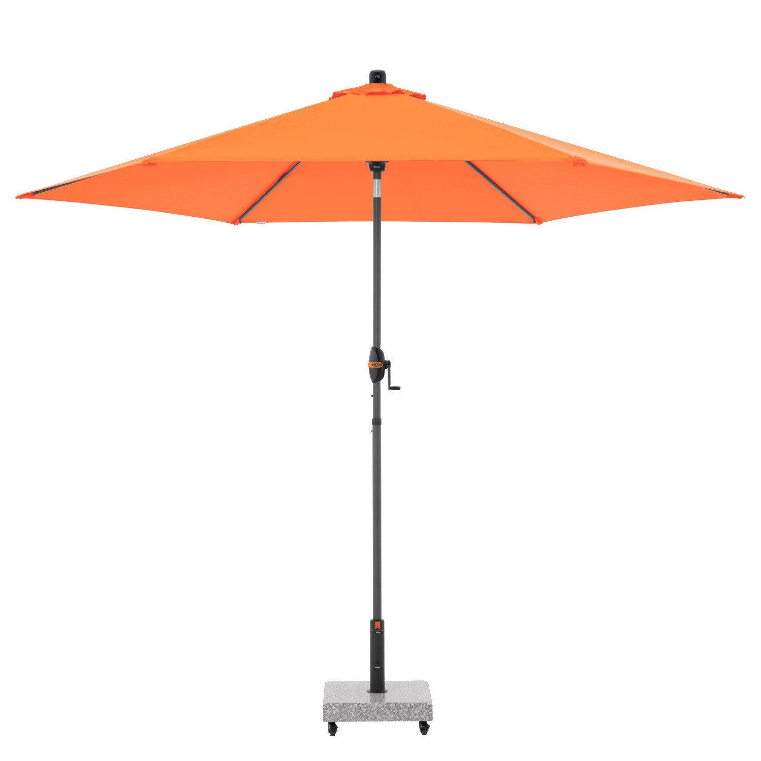 Doppler Marktschirm MyZone Orange mit Knickfunktion günstig online kaufen