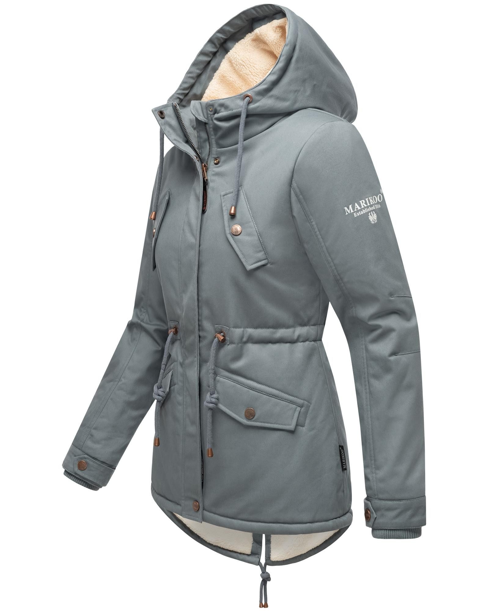 Marikoo Winterjacke "Manolya", mit Kapuze, stylischer Kurzmantel mit weiche günstig online kaufen