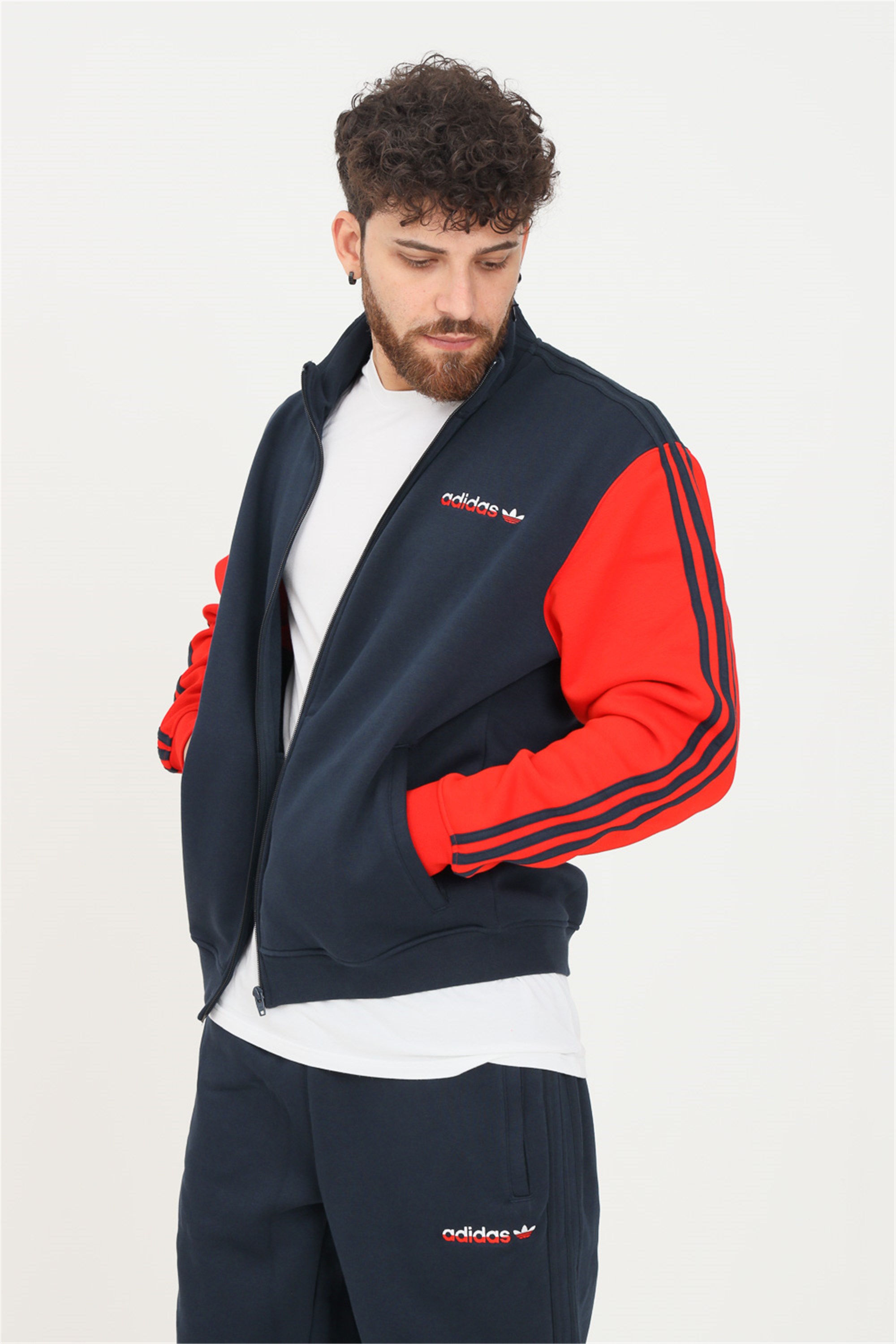 Adidas Originals Fb Sweatshirt L Legend Ink / Red günstig online kaufen