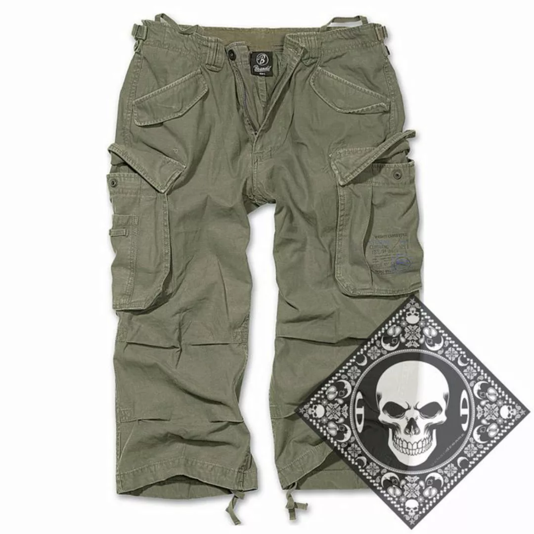 Brandit Cargoshorts Cargo Shorts kurze Hose Industry 3/4 lang mit UD Bandan günstig online kaufen