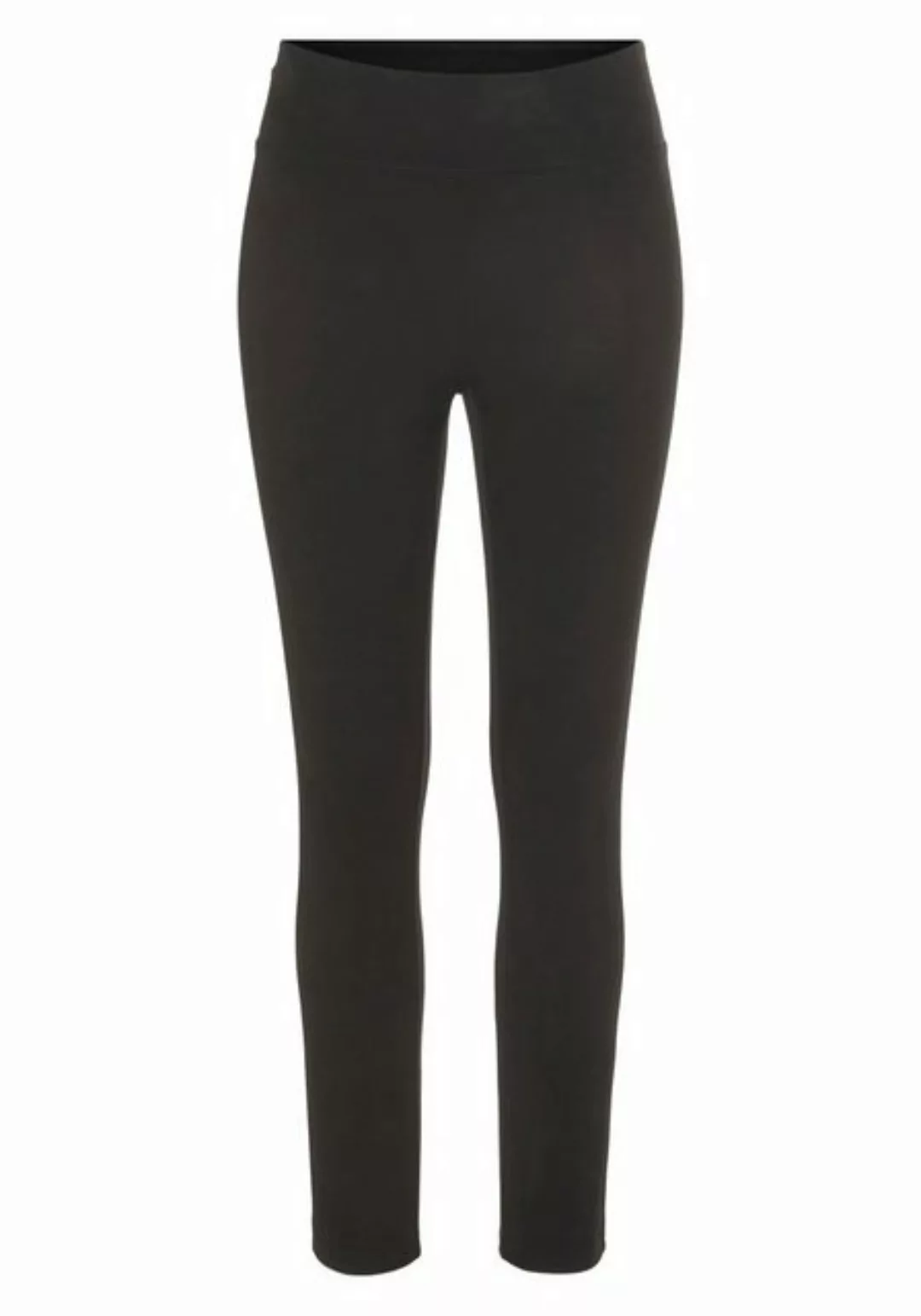 AJC Highwaist Leggings in Velourleder-Optik günstig online kaufen