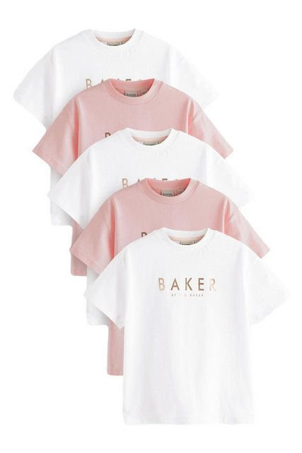 Baker by Ted Baker T-Shirt Baker by Ted Baker 5er-Pack T-Shirts (5-tlg) günstig online kaufen