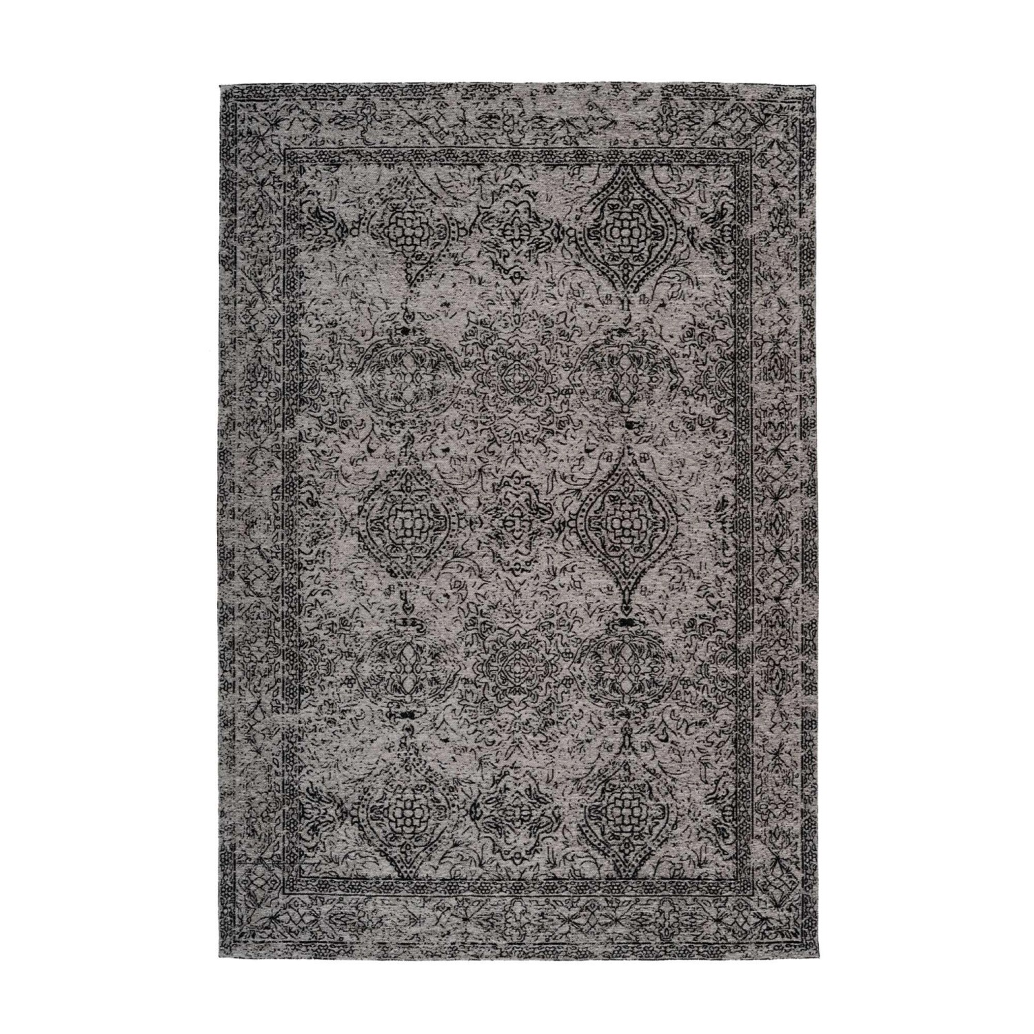 MeGusta Vintage Teppich Grau Schwarz Design Orientalisch Baumwolle 120 x 17 günstig online kaufen