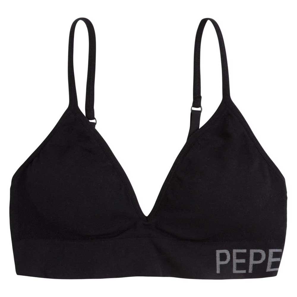 Pepe Jeans – Nahtloser BH-Schwarz günstig online kaufen