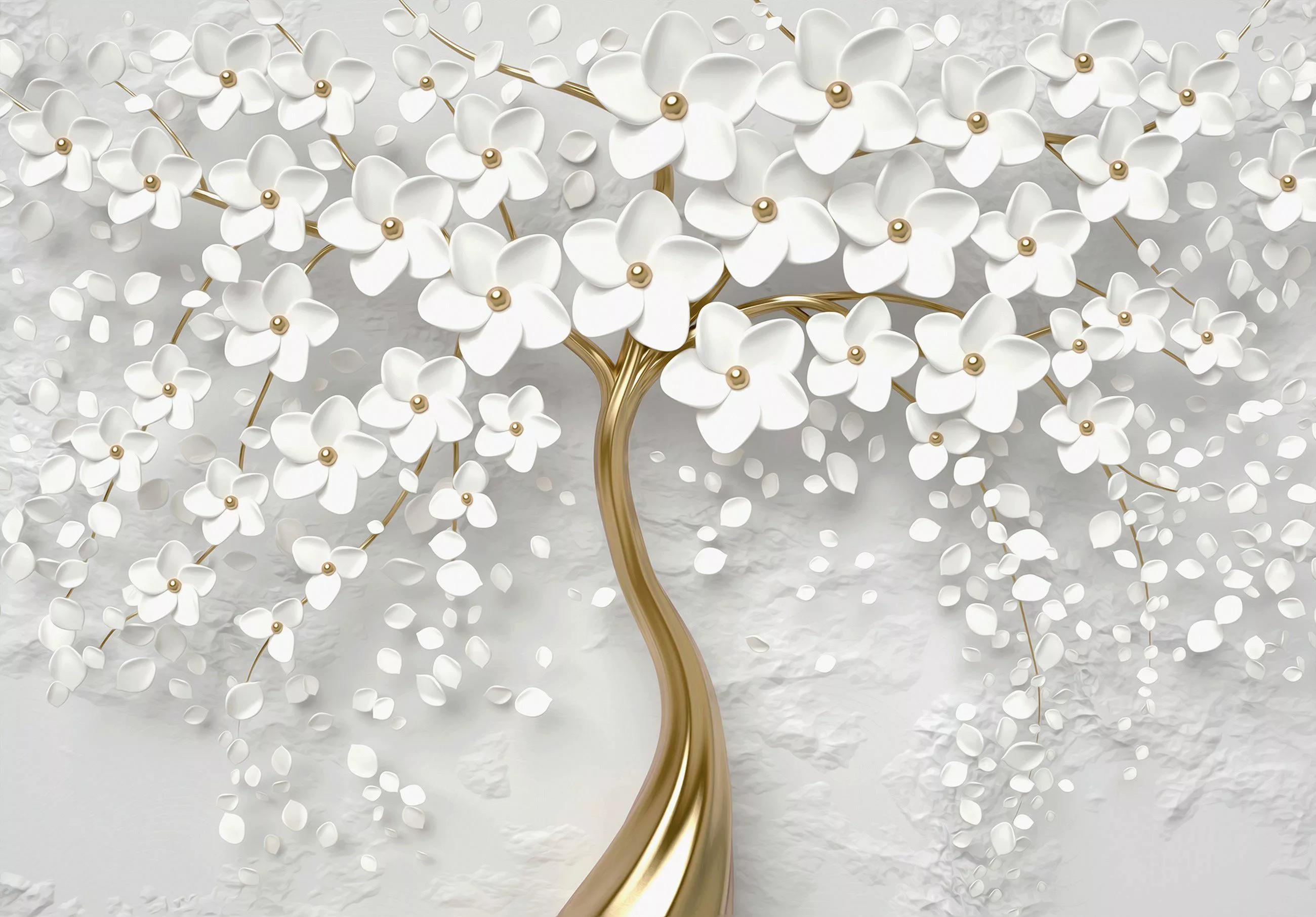Wallarena Fototapete Baum Blumen 3D EFFEKT günstig online kaufen
