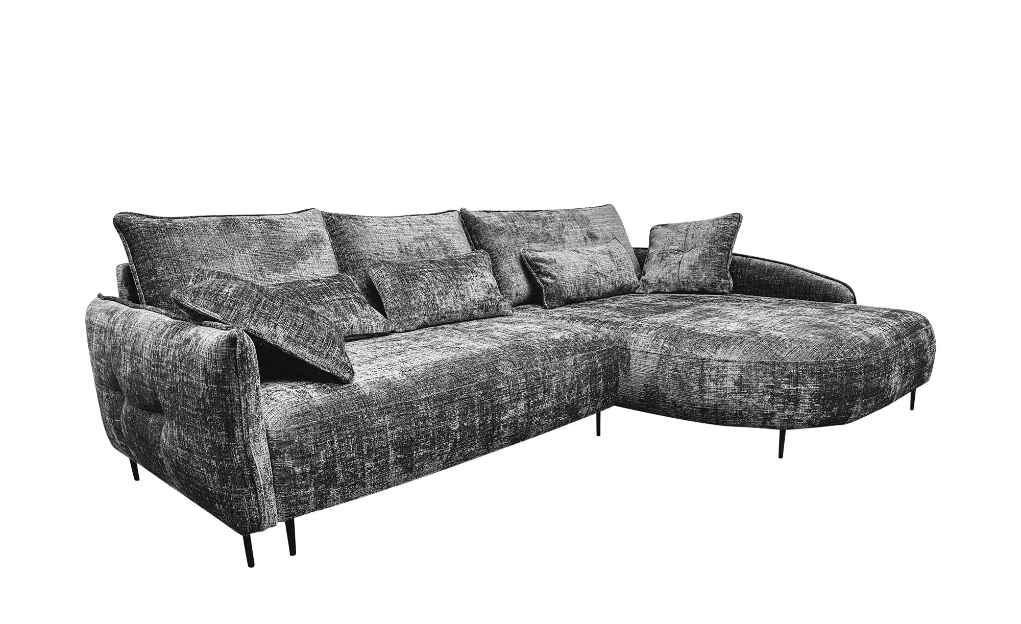 Ecksofa mit Schlaffunktion Palermo ¦ grau ¦ Maße (cm): B: 95 H: 285 T: 200 günstig online kaufen