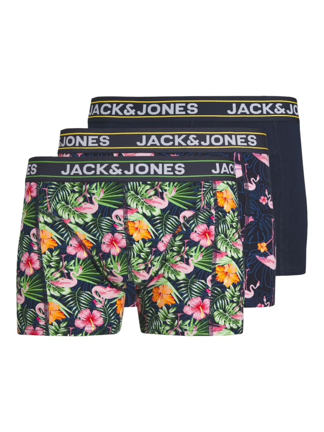 Jack & Jones Boxershorts "JACPINK FLAMINGO TRUNKS 3 PACK SN", (Packung, 3 S günstig online kaufen