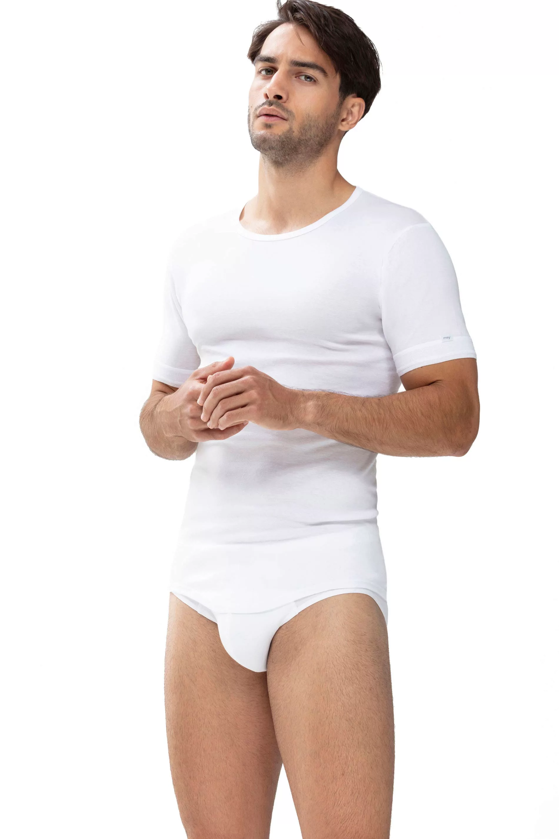 Mey Noblesse O-Ausschnitt T-Shirt Weiß - Größe 4XL günstig online kaufen