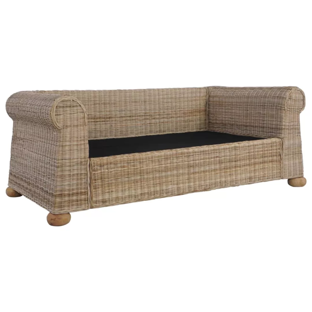 2-sitzer-sofa Mit Auflagen Natur Rattan günstig online kaufen