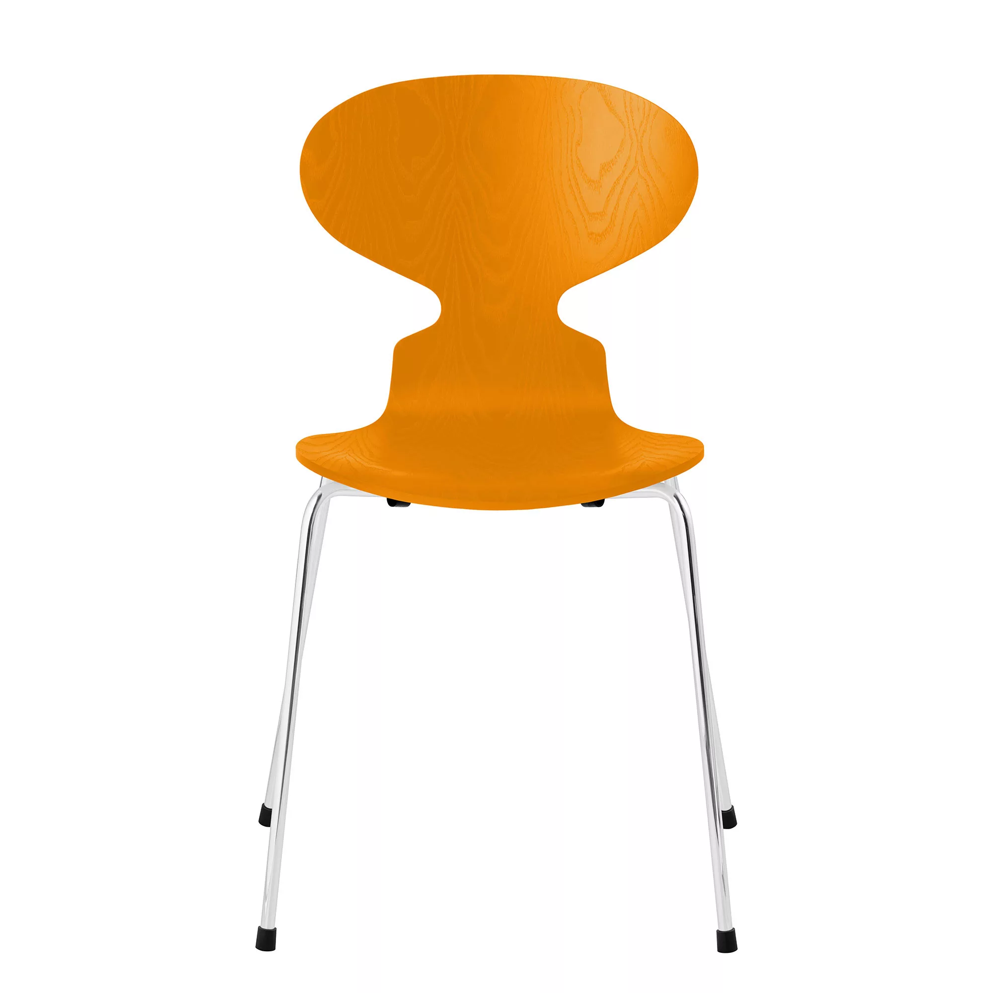Fritz Hansen - Die Ameise™ Stuhl gefärbte Esche - verbranntes gelb/Sitzfläc günstig online kaufen