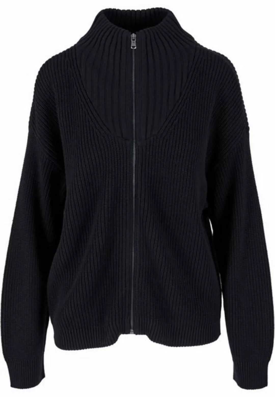 URBAN CLASSICS Strickjacke Urban Classics Damen Ladies Knitted Zip Cardigan günstig online kaufen
