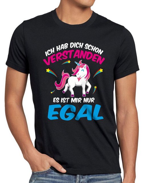 style3 T-Shirt Ich hab dich schon verstanden nur egal Einhorn Unicorn Fun S günstig online kaufen