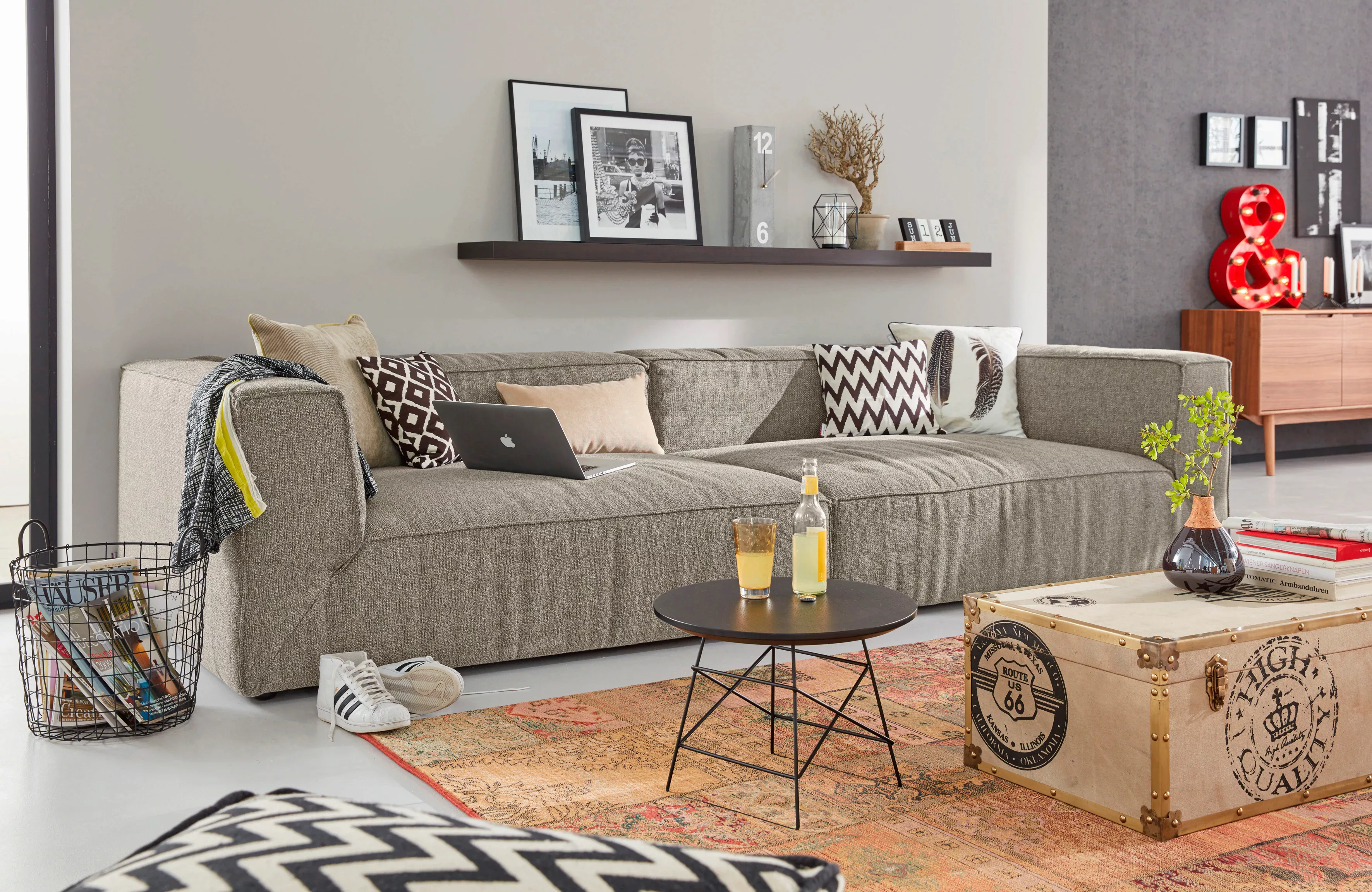 TOM TAILOR HOME Big-Sofa "BIG CUBE", TOM TAILOR Big-Sofa >>BIG CUBE günstig online kaufen