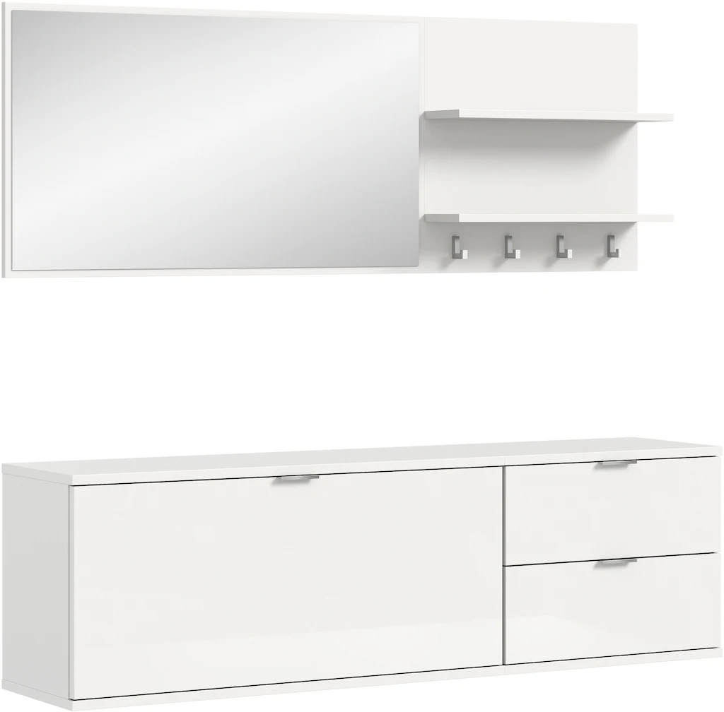 INOSIGN Garderoben-Set "Trondheim Garderobenset 3-tlg., Breite 130 cm,", (4 günstig online kaufen