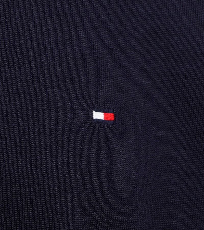 Tommy Hilfiger Pullover Rundhals Navy - Größe XL günstig online kaufen