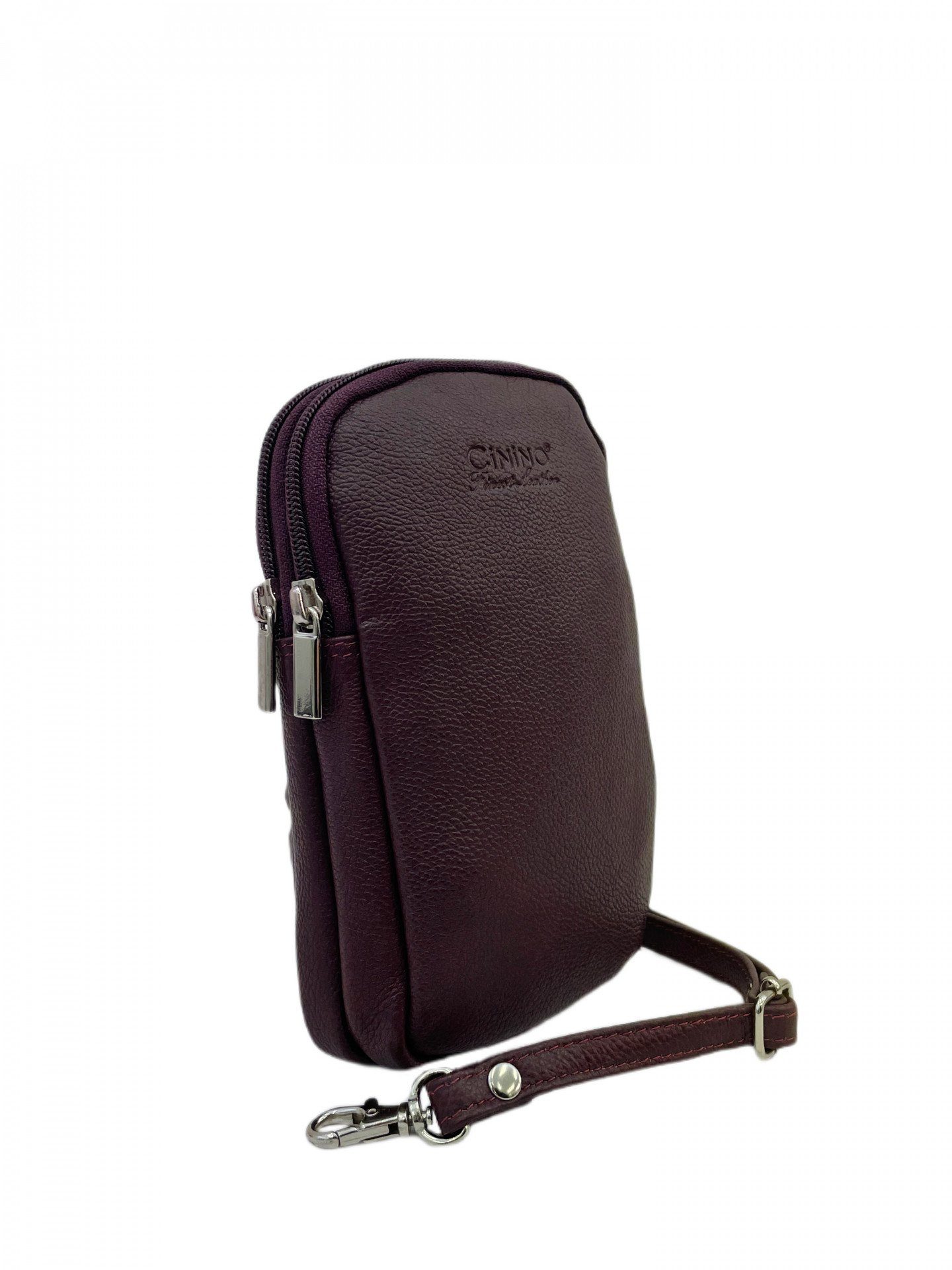 Cinino Handtasche Benja, Handytasche Umhängetasche Ledertasche günstig online kaufen