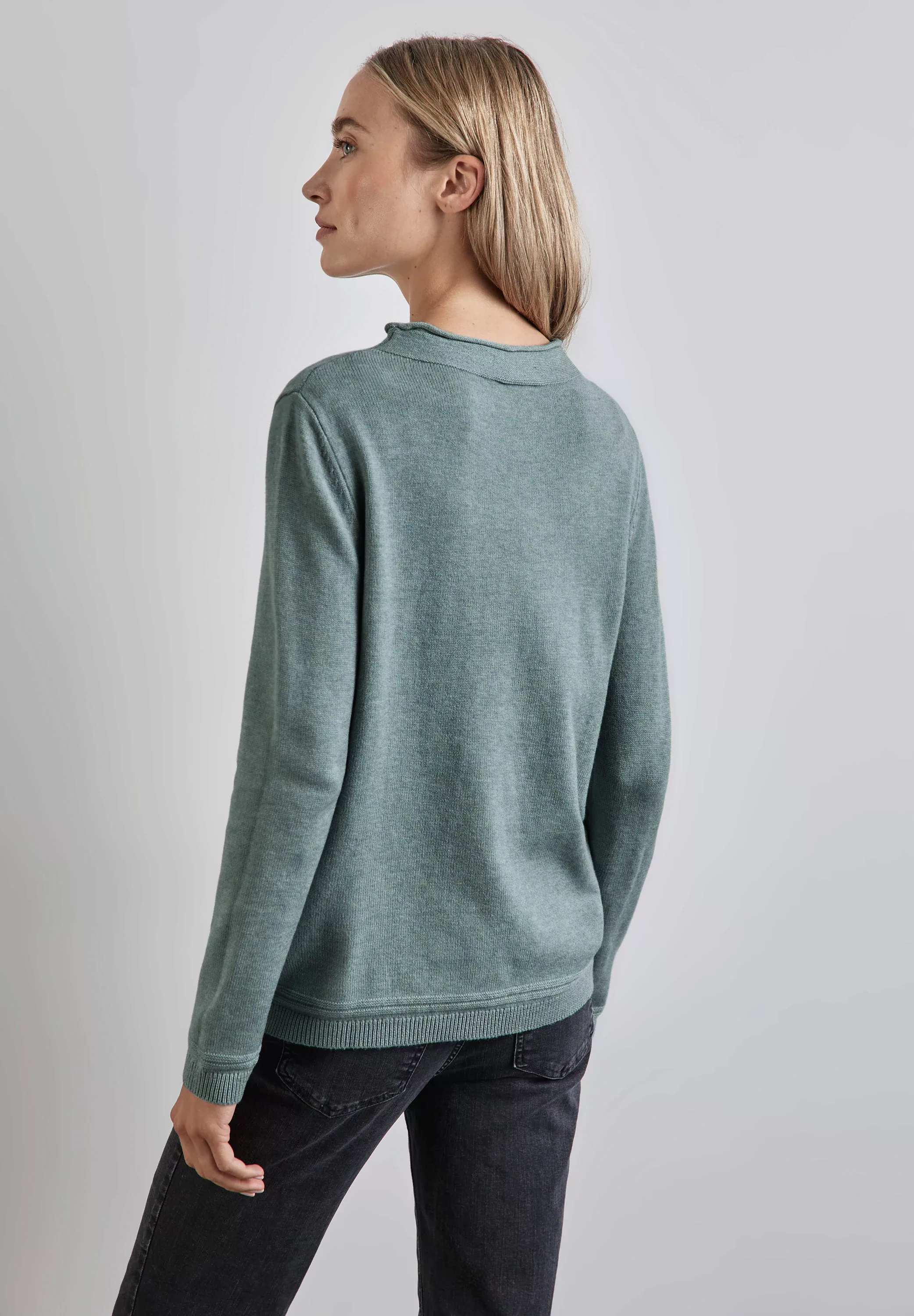 STREET ONE Strickpullover, aus softem Materialmix günstig online kaufen