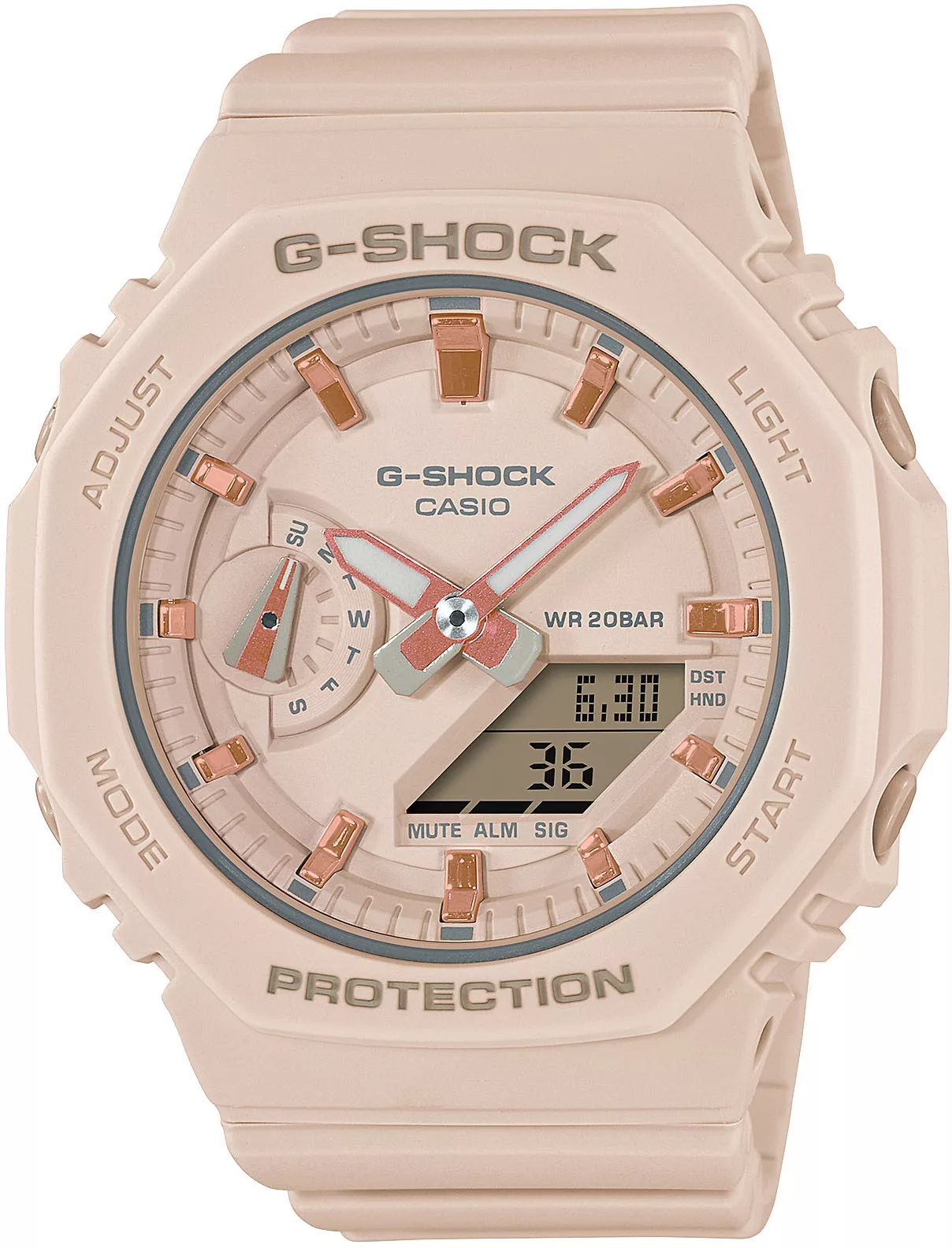 CASIO G-SHOCK Chronograph »GMA-S2100-4AER«, Quarzuhr, Armbanduhr, Damen, He günstig online kaufen