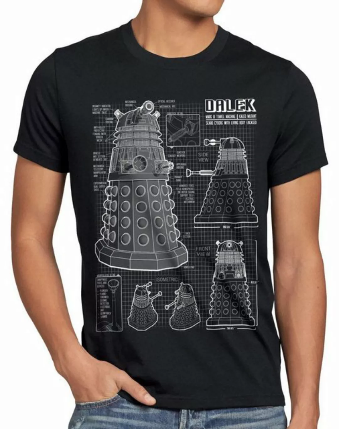 style3 T-Shirt Dalek who time police doctor box space dr tv zeitreise dokto günstig online kaufen