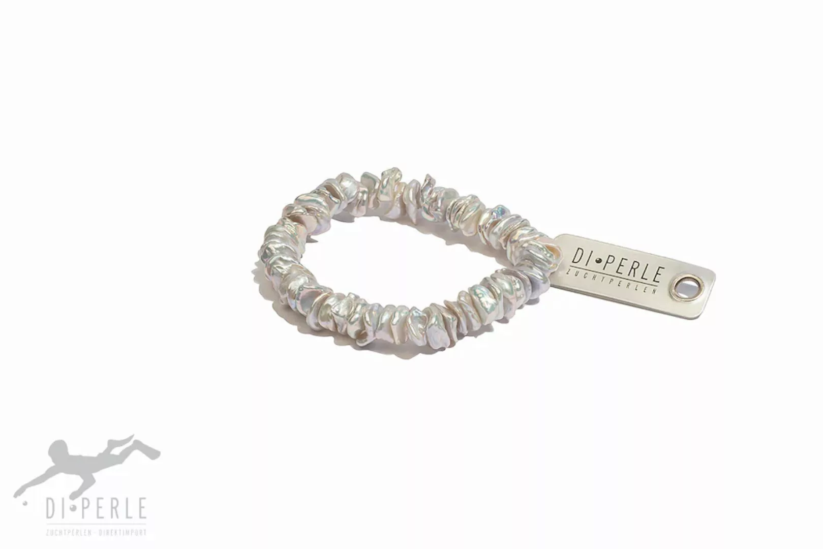 DI PERLE Perlenarmband "Damen Perlenschmuck Süsswasser Perlen Armband (19 c günstig online kaufen