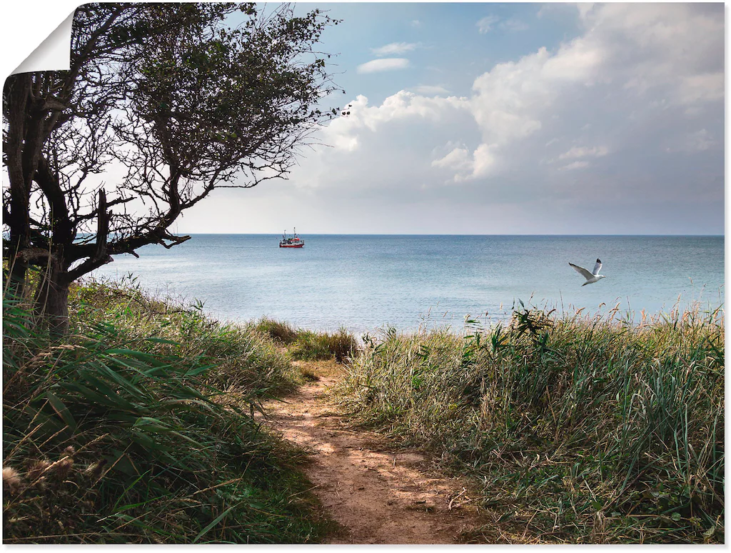 Artland Wandbild "Wege zum Meer....", Gewässer, (1 St.), als Leinwandbild, günstig online kaufen