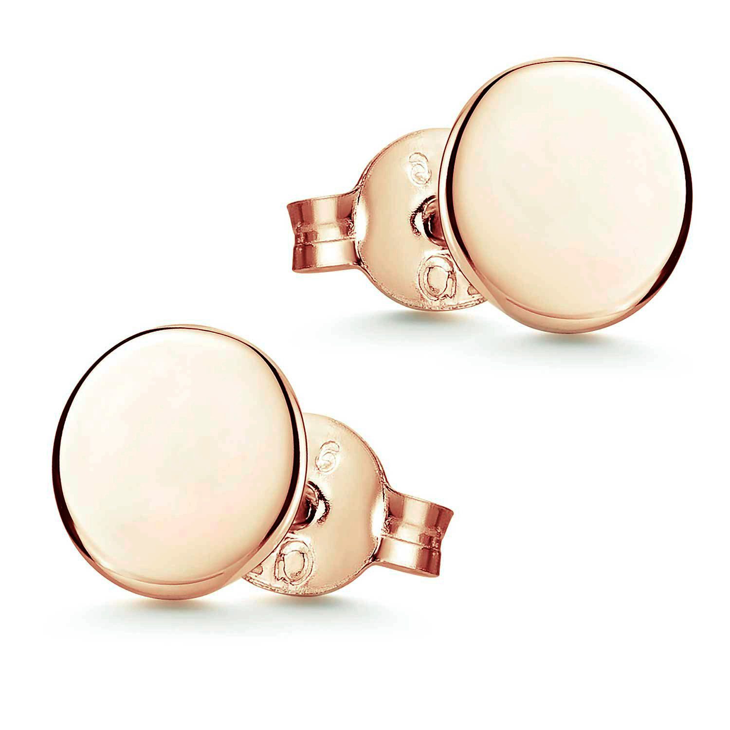 Materia Paar Ohrstecker Plättchen Basic Rosegold günstig online kaufen