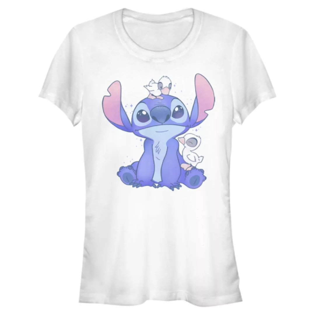 Disney Classics - Lilo & Stitch - Lilo & Stitch Cute Ducks - Frauen T-Shirt günstig online kaufen
