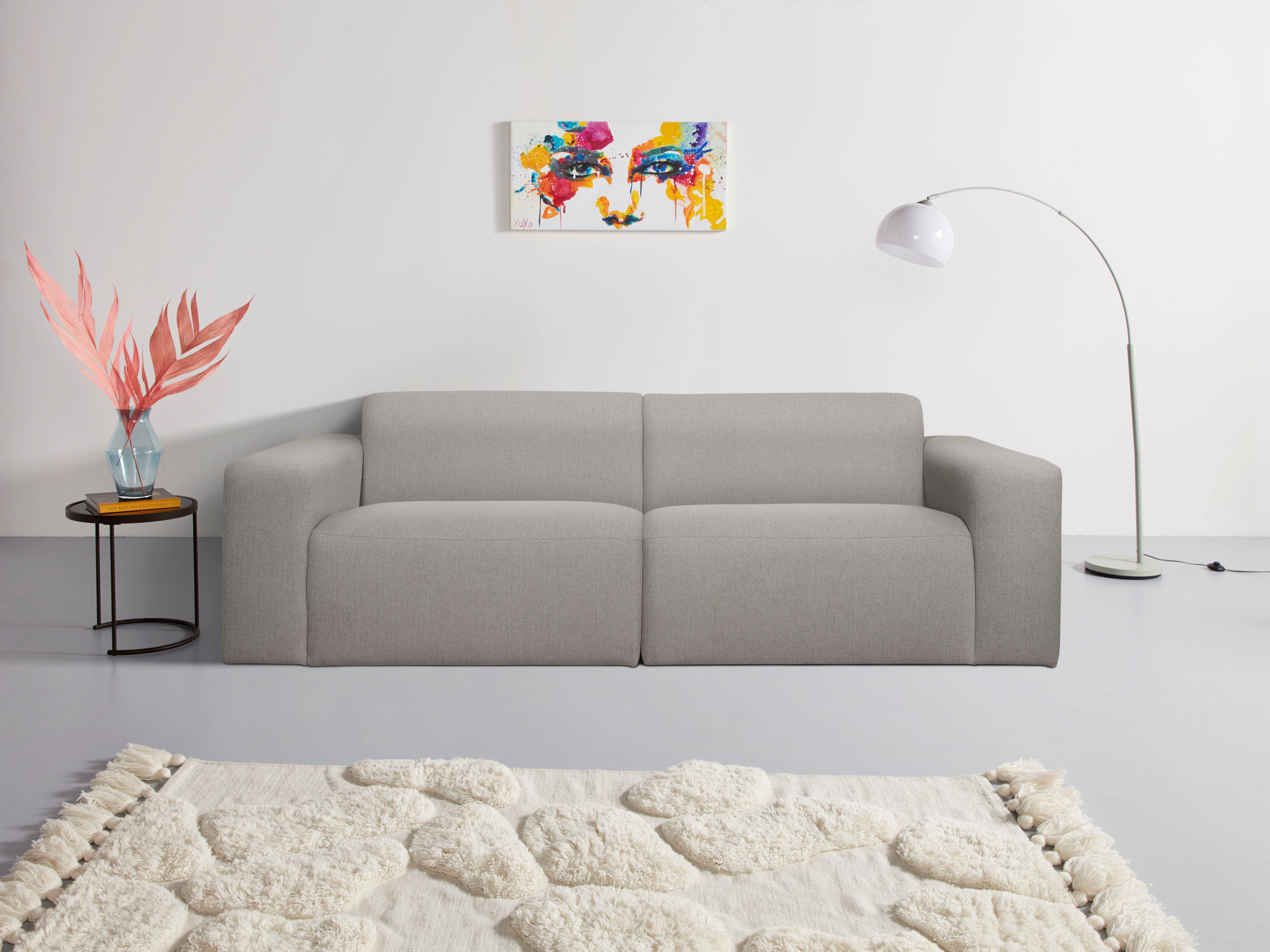 INOSIGN 3-Sitzer "Koa, 228 cm, Modulsofa in Webstoff, Cord", Designsofa in günstig online kaufen