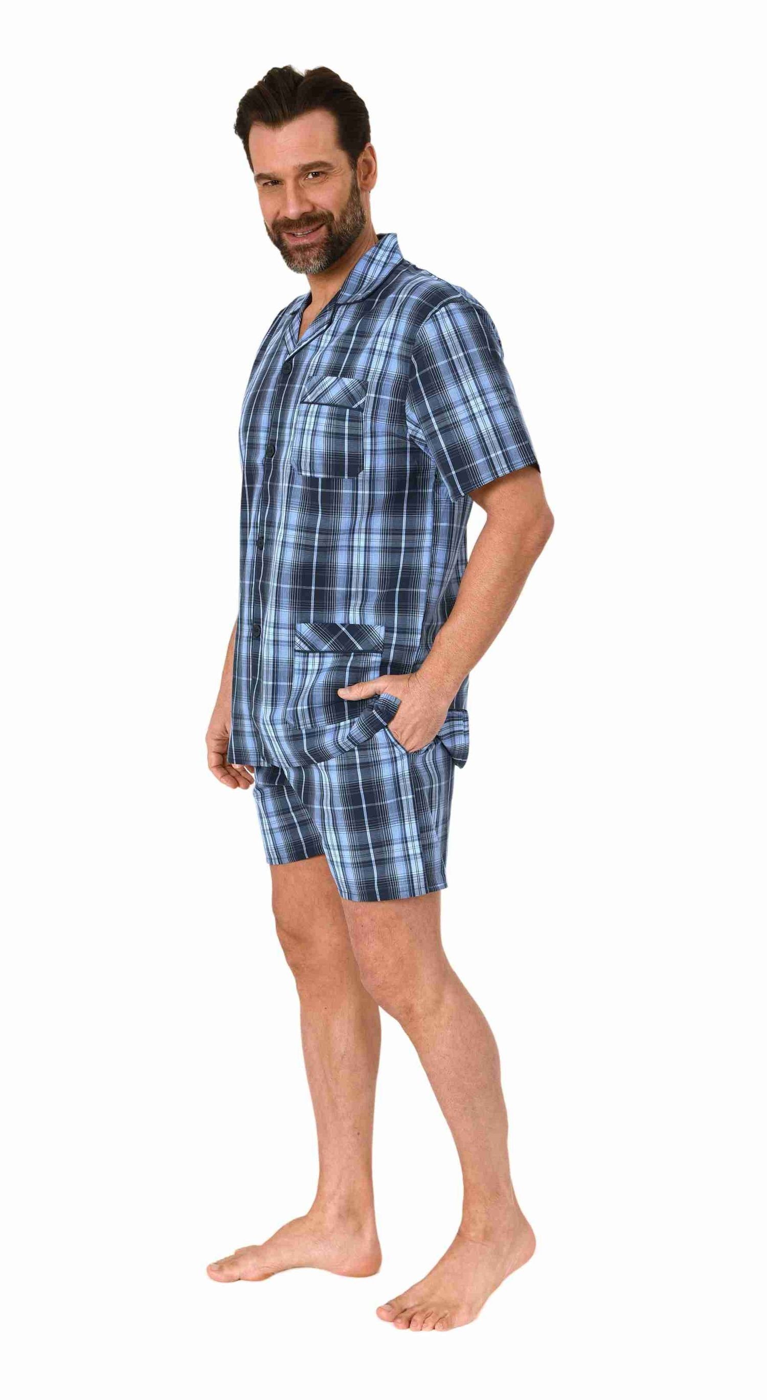 Normann Pyjama Herren kurzarm Schlafanzug Shorty günstig online kaufen