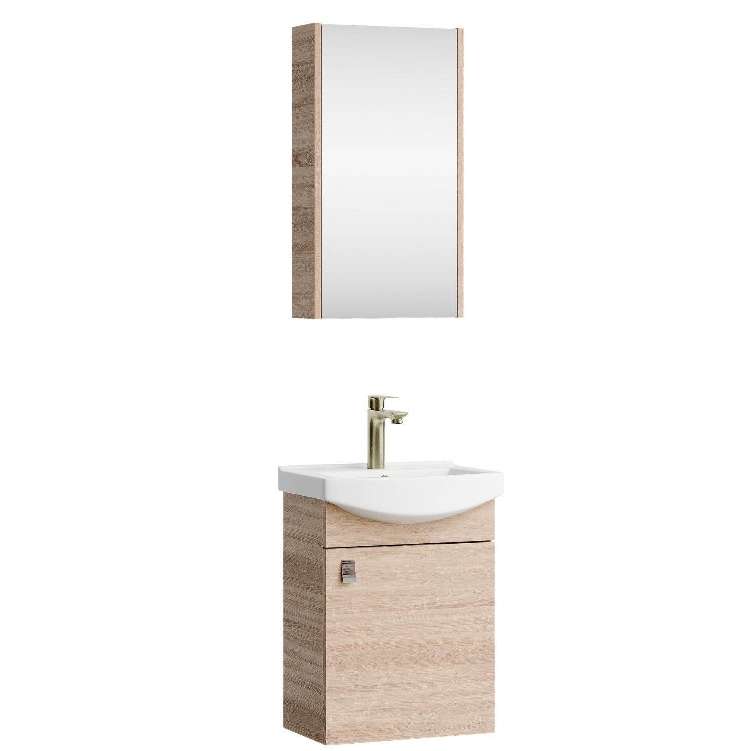 Planetmöbel Badmöbel-Set Planetmöbel Badmöbel-Set mit Spiegelschrank günstig online kaufen
